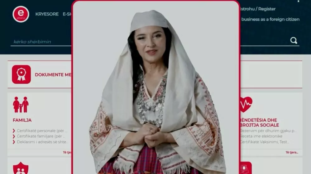 Diella albanska ministrica