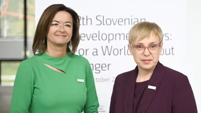 podpredsednica vlade in ministrica za zunanje in evropske zadeve Tanja FajonNata&scaron;a Pirc Musar21.10. 2024 Slovenski humanitarni forum in mednarodna konferenca v okviru Slovenskih razvojnih dniFOTO: Nik Erik Neubauer