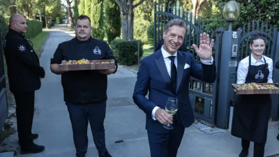 Robert Golob- 06.09.2025 - poroka Roberta Goloba in Tine Gaber v Strunjanu//FOTO: Jaka Gasar