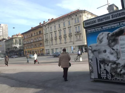 Okoljski merilni sistem Ljubljana, meritve hrupa, onesnaženost zraka