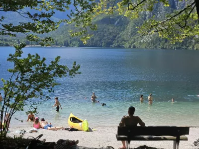 Bohinj, Bohinjsko jezero.Poletni utrip ob Bohinjskem jezeru.