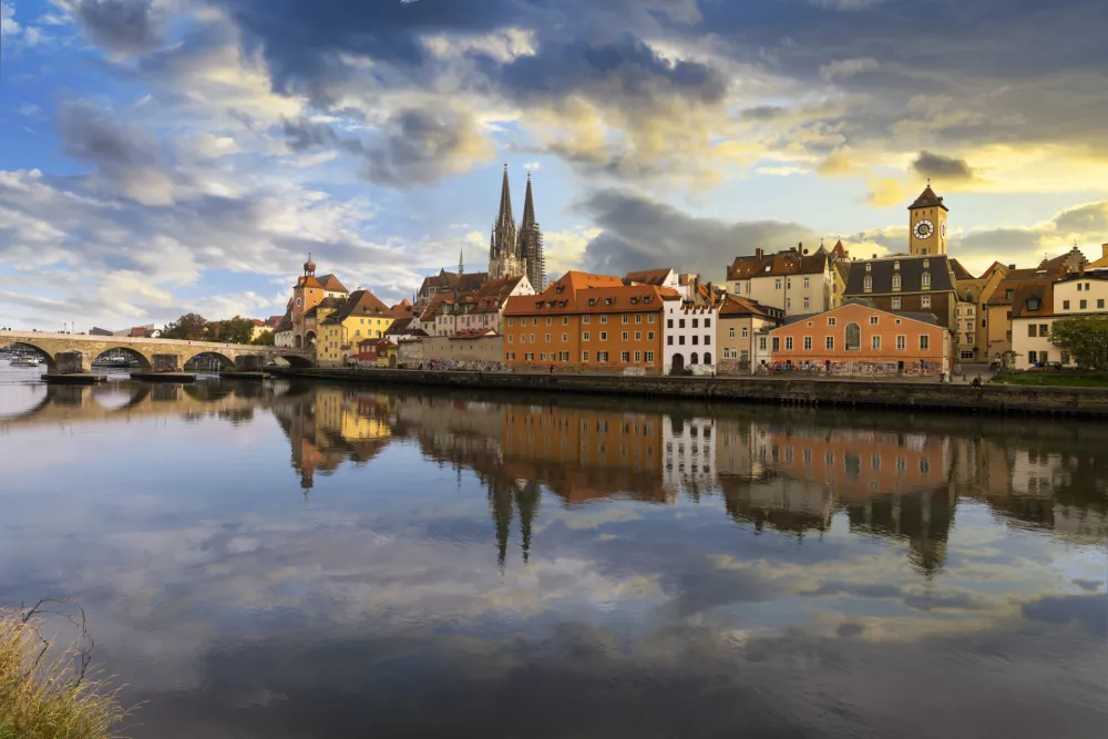 Donava in mesto Regensburg / Foto: Istock