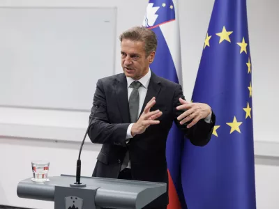 Novo mesto.Izjava predsednika vlade Roberta Goloba.