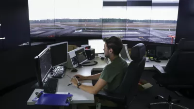 - 04.08.2023 &ndash; Kontrola zračnega prometa, letali&scaron;če Brnik //FOTO: Jaka Gasar