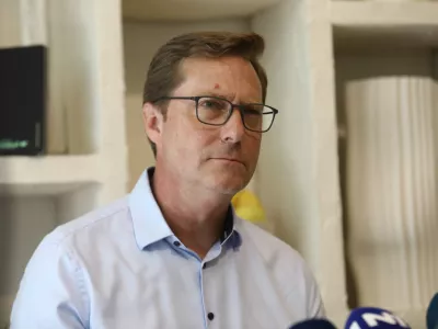 Vladimir Prebilič 23.6 2025 tiskovna konferenca Vladimir PrebiličFoto: Luka Cjuha