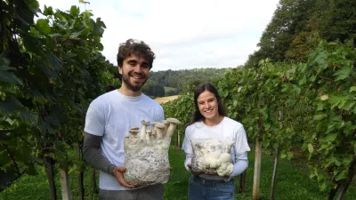 Timotej gungl in Lucija prosen, Gobnik / Foto: Katja Petrovec