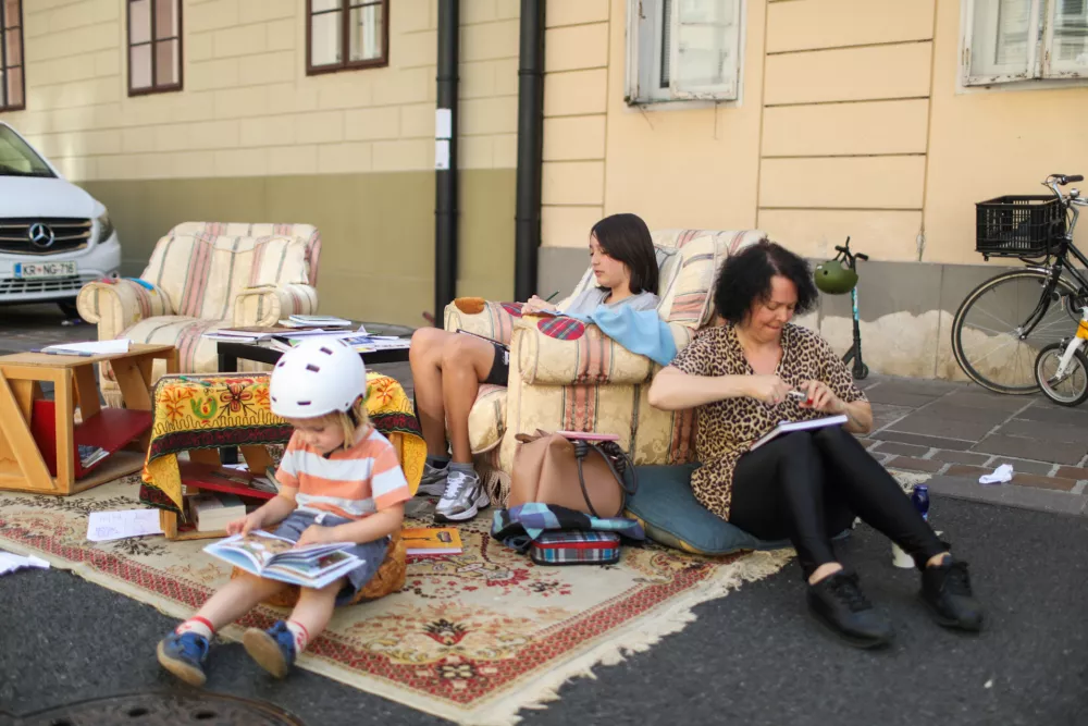 21.09.2025. - 3. Poljanska fest. Ulični dogodek na zaprti Poljanski cesti. Foto: Bojan Velikonja 