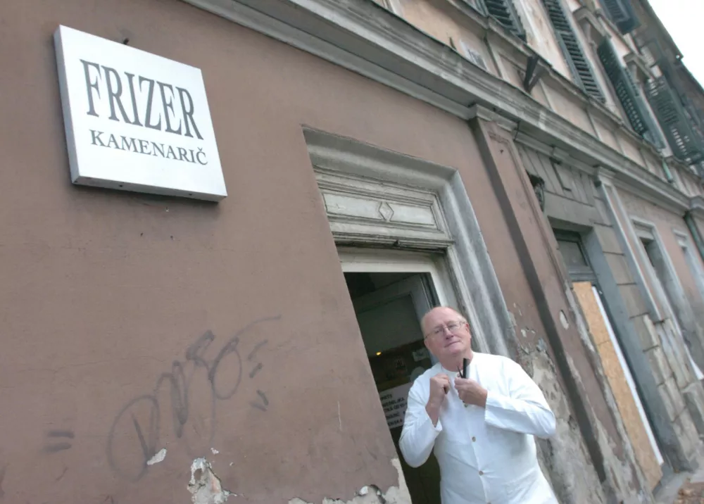 Poslovil se je slavni ljubljanski frizer, ki je bil mojster ježka