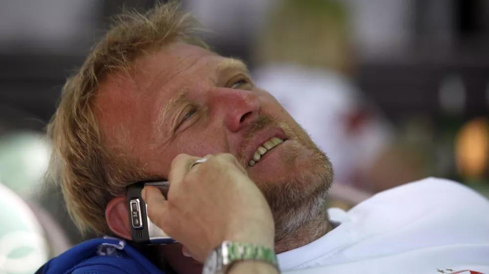 Robert Prosinečki, nogometni trener beograjskega kluba Crvena zvezda.//FOTO: Jaka Gasar