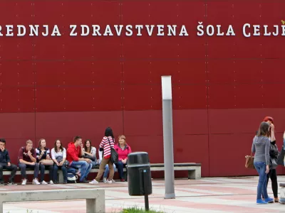 Srednja zdravstvena &scaron;ola Celje - dijaki//FOTO: Tomaž Skale