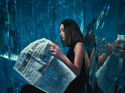 Story from Jam Press (Titanic Decorated Apartment)Pictured: Sarah Boll.Woman who has seen Titanic hundreds of times turns FLAT into ship replica with iceberg &ndash; and invites HINGE date overA woman has turned her flat into the TITANIC complete with a grand staircase and an iceberg &ndash; and she even invited her Hinge date round for a tour.Superfan Sarah Boll has spent months transforming her two-bed rental into a full-blown tribute to the doomed liner &ndash; and she's gone full steam ahead.The 27-year-old says what started as an idea for a small themed party quickly spiralled into an obsession.Now her walls, ceilings and even her bedroom have been revamped to recreate the ship's most famous rooms.From portholes to a "sinking room" and replica artefacts, every room has been styled to make you feel like you're stepping back into 1912."I've been a huge Titanic fanatic, to say the least, since I was 11," the model and a real estate agent told What's The Jam."For my high school graduation, my dad gave me a model ship of the Titanic, and my mom shipped it to me when I had space for it."I was going to have a small Titanic party, but once I started decorating, it was difficult to stop &ndash; especially after I started posting videos on TikTok.'Also, I just love interior design and anything to do with shades of blue and water."Sarah started decorating her New York City apartment in March 2025.Step inside and you're greeted by her version of the Grand Staircase, built with stick-on tiles, plastic ceiling panels and even a salad bowl turned into the glass dome.There are velvet ribbon walls, gold trim, faux greenery and mirrors dressed up as caf&eacute; windows.Sarah says her friends and family have been stunned by the transformation &ndash; but none more so than her Hinge date, who got the full Titanic tour when he came over to visit.She said: "He was totally on board. I told him about my apartment before he came over and asked if he would be okay if I filmed his reaction. He was so chill about it."The reactions from everyone else have been hilarious. Some people like it and others think it's insane."It's been 50/50 &ndash; there's been a lot of, 'I can't decide if she's cool or needs to be institutionalised'"Sarah says the real showstopper is her "sinking room", where visitors can first see Titanic sailing on a starry night before it hits the iceberg.Walking into the room, a model ship dangles from the ceiling mid-sink while a dresser painted to look like the liner appears to go down beneath the waves.The floor shimmers with mirrored silver paper like water, fabric drapes create the feel of being underwater and mini replicas show the wreck on the seabed.Sarah has even filled drawers with sand and crockery to echo what divers found.The bathroom continues the theme, covered in mirrored paper and newspaper clippings, with all 1,500 victims' names written out and stuck on the walls.Meanwhile, her bedroom has been styled as a first-class suite, complete with a gold comforter and a porthole by the bed.Sarah admits the whole thing came together impulsively &ndash; with no real plan &ndash; and she hasn't even kept track of how much it cost.She's since built a following of 18,000 online by sharing TikTok tours of her ship-shaped flat, with viewers torn between calling her a genius or saying she's lost the plot.And while Sarah says she may eventually change her apartment theme, for now she's staying firmly on board the Titanic &ndash; enjoying what she calls the best summer of her life.She said: "I'll switch up the theme eventually; I'm planning on an Alice in Wonderland theme."I'm not sure when I'll do that though. I want my parents to see Titanic first."I love my apartment &ndash; I've never had a better summer in my life."ENDSEDITOR'S NOTE: Video Usage Licence: (EXCLUSIVE) We have obtained an exclusive licence from the copyright holder. A copy of the licence is available on request.Video Restrictions: None.,Image: 1035233012, License: Rights-managed, Restrictions: EDITOR'S NOTE: Video Usage Licence: (EXCLUSIVE) We have obtained an exclusive licence from the copyright holder. A copy of the licence is available on request.Video Restrictions: None., Model Release: no