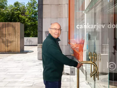 Mitja Rotovnik je Cankarjev dom vodil trideset let, &scaron;e vedno pa ga rad obi&scaron;če, nenazadnje živi v sosednji ulici. F Kristina Bursać