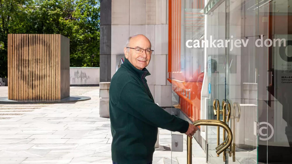 Mitja Rotovnik je Cankarjev dom vodil trideset let, &scaron;e vedno pa ga rad obi&scaron;če, nenazadnje živi v sosednji ulici. F Kristina Bursać