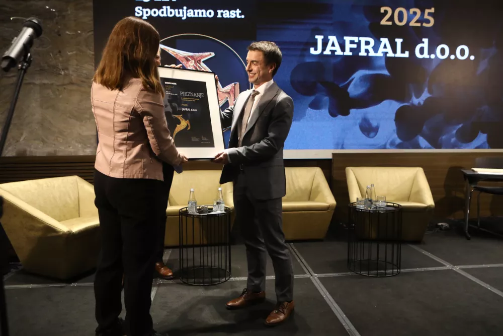 24.9.2025 - Gazela 2025 - Osrednjesloveska Gazela - Grand hotel Plaza - regijski izbor najbolj&scaron;ih najhitreje rastočih podjetij &ndash; razglasitev Osrednjeslovenske GazeleFoto: Luka Cjuha