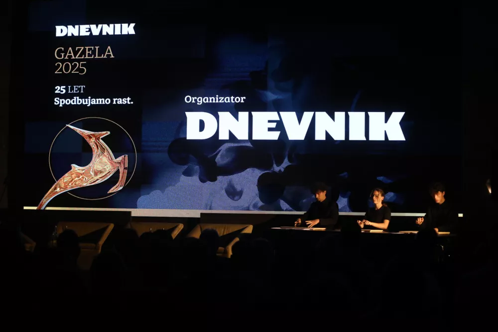 24.9.2025 - Gazela 2025 - Osrednjesloveska Gazela - Grand hotel Plaza - regijski izbor najbolj&scaron;ih najhitreje rastočih podjetij &ndash; razglasitev Osrednjeslovenske GazeleFoto: Luka Cjuha