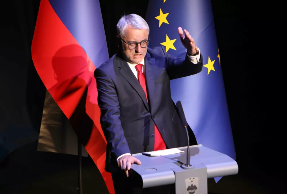 minister za gospodarstvo in tehnologijo Matjaž Han (SD)- 08.09.2022 &ndash; Vlada RS - prvih 100 dni dela Vlade RS pod vodstvom dr. Roberta Goloba - predstavitev dosežkov dela vlade v četrtek - ministri//FOTO: Tomaž Skale