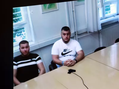 25.09.2025 - sodi&scaron;če, obtožena Novak Arsen, Novak LeonardoFoto: Tomaž Skale