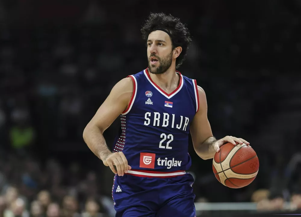 BELGRADE, SERBIA - JULY 21: Vasilije Micic of Serbia in action during the International Friendly basketball match between Serbia and Japan at Belgrade Arena on July 21, 2024 in Belgrade, Serbia. (Photo by Srdjan Stevanovic/Getty Images) / Foto: Srdjan Stevanovic