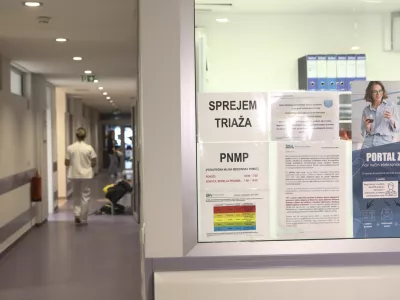  19.10.2023 - Pediatrična nujna medicinska pomoč enota Center - Metelkova ulica 9 v Ljubljani - izjava o nasilnem dogodku - star&scaron;a sta napadla zdravstveno osebje, ki je obravnavalo njunega otroka, zdravniku sta celo grozila s smrtjo. //FOTO: Luka Cjuha