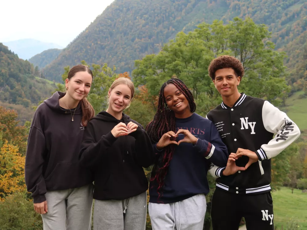 projekt Erasmus+, izmenjava dijakov, &scaron;tudentov, učencev, Gimnazija Tolmin, Dora Lipu&scaron;ček, Jana Kragelj, Lara Bucik, Brin Krivec, Aleksander, Andrea, Rodrigue, Malaika Kloh / Foto: Nata&scaron;a Bucik Ozebek