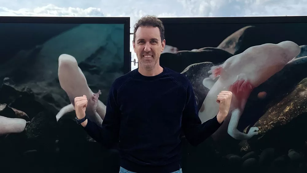 Gustavo_Gumier, sociolog, Postonjska jama / Foto: Arhiv Postojnske Jame