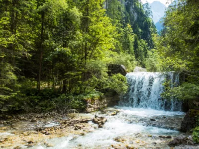 Martuljek river in Slovenia, Julian alps