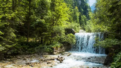 Martuljek river in Slovenia, Julian alps