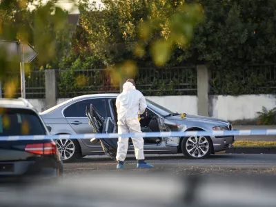 06, November, 2024, Podgorica - Two people were killed in a shooting in Podgorica, on the roundabout towards Niksic, it was confirmed in the official statement of the Police Administration. Photo: R.R./ATAImages06, novembar, 2024, Podgorica - Dve osobe ubijene su u pucnjavi u Podgorici, na kruznom toku ka Niksicu, potvrdjeno je u zvanicnom saopstenju Uprave policije. Photo: R.R./ATAImages Photo: R.R./ATAImages/PIXSELL