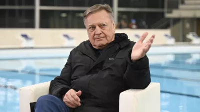 Zoran Janković19.11.2024 Predstavitev novega bazena Ilirija.kopališče IlirijaFOTO: Nik Erik Neubauer