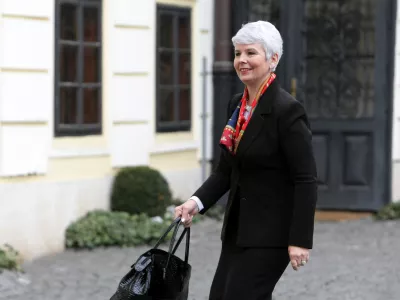 Jadranka Kosor pravi, da je bil obisk razreda njenega vnuka najbolje porabljenih 45 minut v življenju. F Pixsell