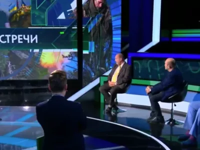 Politična oddaja na ruski televiziji NTV.