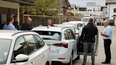 Hišna preiskava pri Alešu Hojsu.