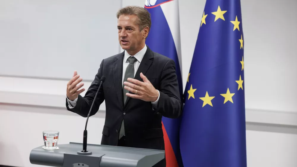 Novo mesto.Izjava predsednika vlade Roberta Goloba.