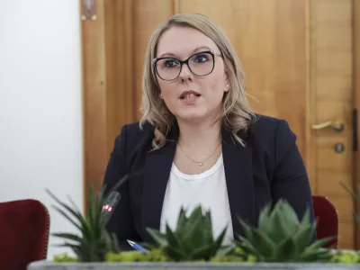 Mateja Čalu&scaron;ić, kandidatka za ministrico za kmetijstvo, gozdarstvo in prehrano - 10.01.2024 &ndash; Odbor DZ za kmetijstvo, gozdarstvo in prehrano - predstavitev kandidatke za ministrico za kmetijstvo, gozdarstvo in prehrano Mateje Čalu&scaron;ić //FOTO: Jaka Gasar