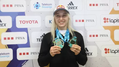2.10.2025 planinska zveza - športno plezanje - tiskovna konferenca po svetovnem prvenstvuFoto: Luka Cjuha