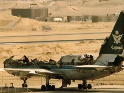 Posledice požara na letalu / Foto: Faa/gemini