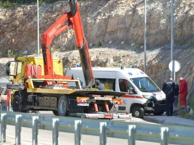 Nesreča na Hrva&scaron;kem.