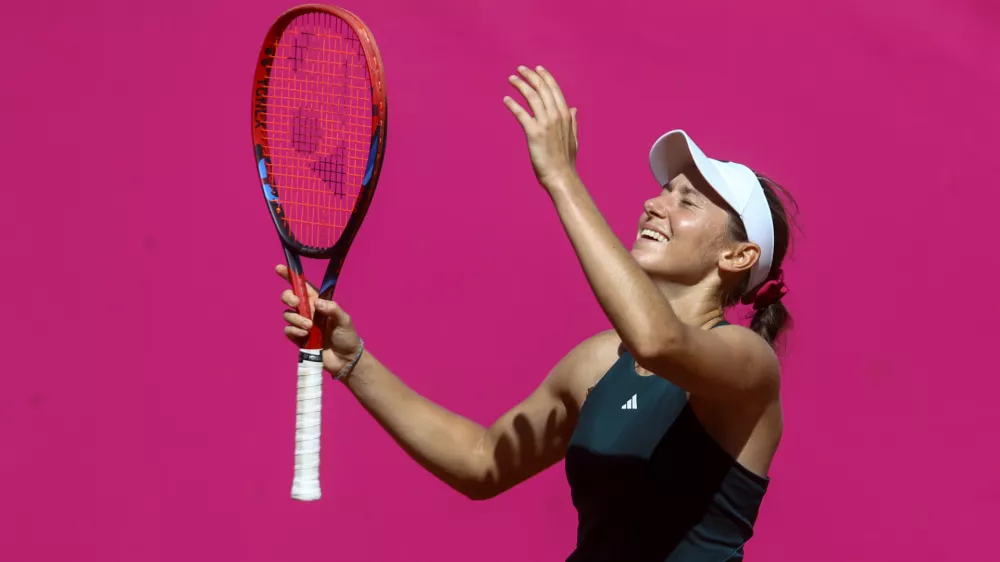 Kaja Juvan14.9.2025 - tenis turnir WTA Tivoli Ljubljana Foto: LUka Cjuha