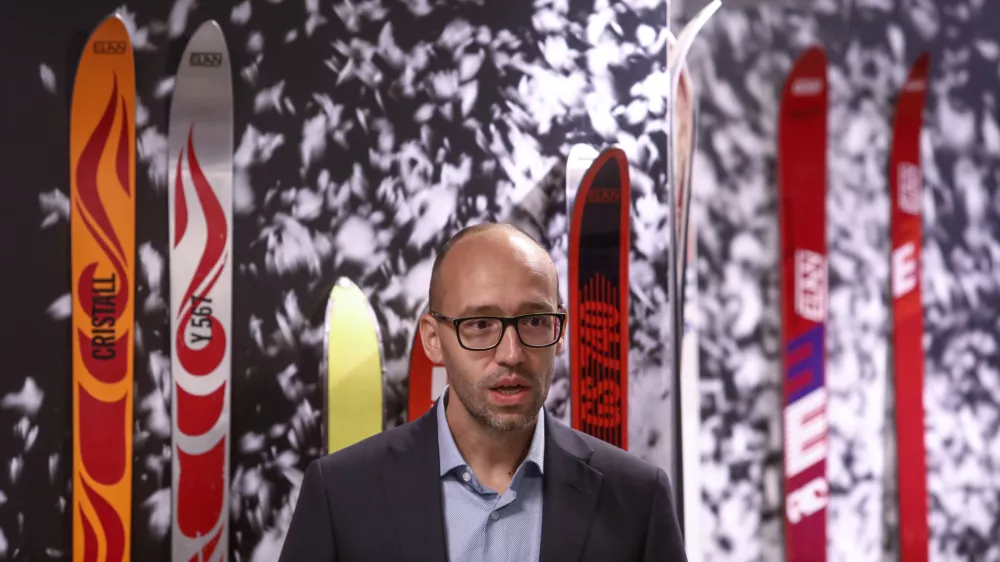 predsednik Smučarske zveze Slovenije Luka Steiner.25.9.2025 - Elan 80 let dogodek ob 80 obletnici Elana.Foto: Luka Cjuha