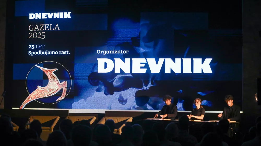 24.9.2025 - Gazela 2025 - Osrednjesloveska Gazela - Grand hotel Plaza - regijski izbor najbolj&scaron;ih najhitreje rastočih podjetij &ndash; razglasitev Osrednjeslovenske GazeleFoto: Luka Cjuha