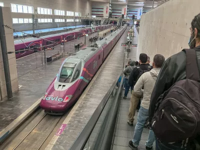 Delicias AVE high speed train station in Zaragoza, Aragon, Spain,Image: 954557775, License: Rights-managed, Restrictions:, Model Release: no