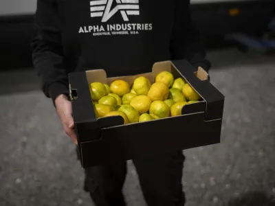 lokalna hranazdrava hrana07.10.2025 - Skupnostno nakupovanje, Mali plac za prihodnost, parkiri&scaron;če pred Inter&scaron;par Vič. Foto: Nik Erik Neubauer 