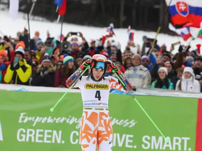 Petra Vlhova- 07.01.2023 - Kranjska Gora - 59. Zlata lisica 2023 - svetovni pokal v alpskem ženskem smučanju &ndash; veleslalom - //FOTO: Bojan Velikonja