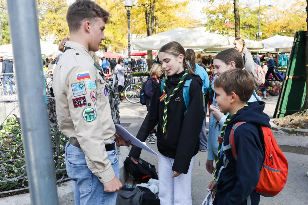 11.10.2025. Fotoorientacijski pohod tabornikov. Foto: Bojan Velikonja 