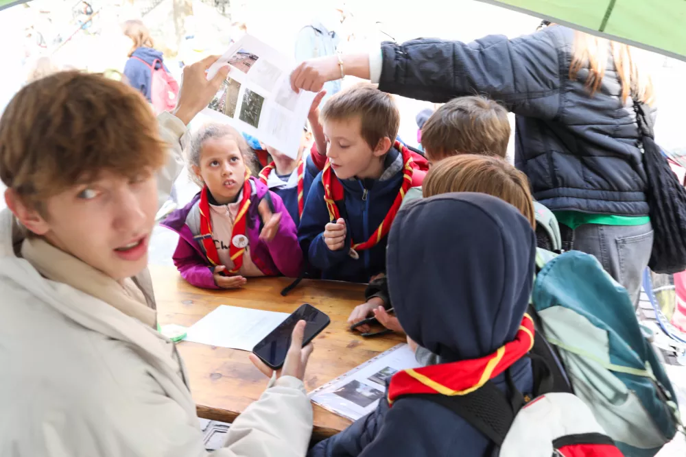11.10.2025. Fotoorientacijski pohod tabornikov. Foto: Bojan Velikonja 