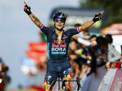 La Vuelta 2024 - 79th Edition - 19th stage - Logro&ntilde;o > Alto de Moncalvillo 173,5 km - 06/09/2024 - ROGLIC Primoz (RED BULL - BORA - HANSGROHE)