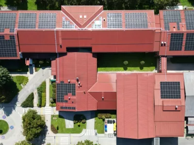 Sončna elektrarna na Osnovni &scaron;oli Trzin