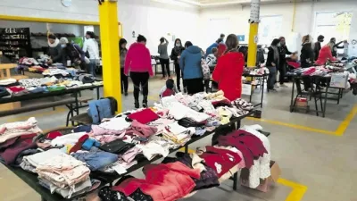 Izmenjevalnica otro&scaron;kih stvari, &Scaron;kofja Loka, junij 2021