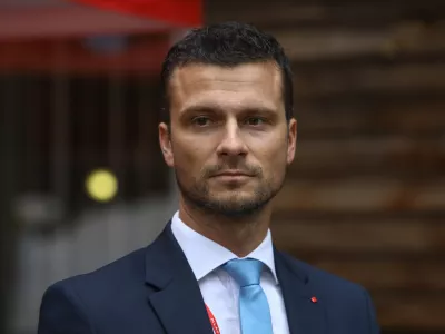 Jani Prednik - 10.10.2020 - volilno-programski digitalni kongres stranke SD &ndash; Socialni demokrati, na katerem so na daljavo volili novo vodstvo stranke;  //FOTO: Luka Cjuha.