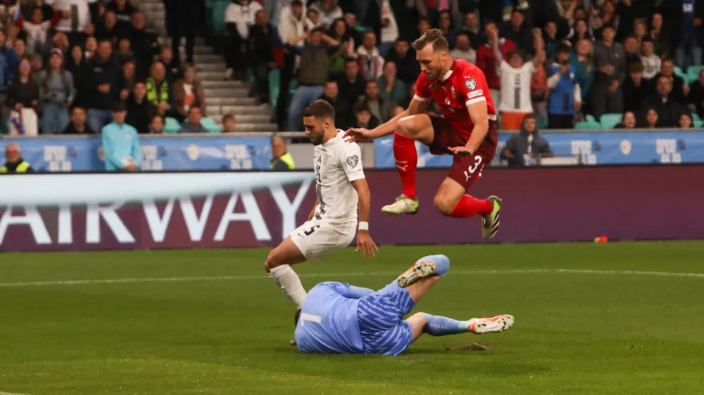 13.10.2025. Nogomet &Scaron;vica Slovenija. Foto: Bojan Velikonja 